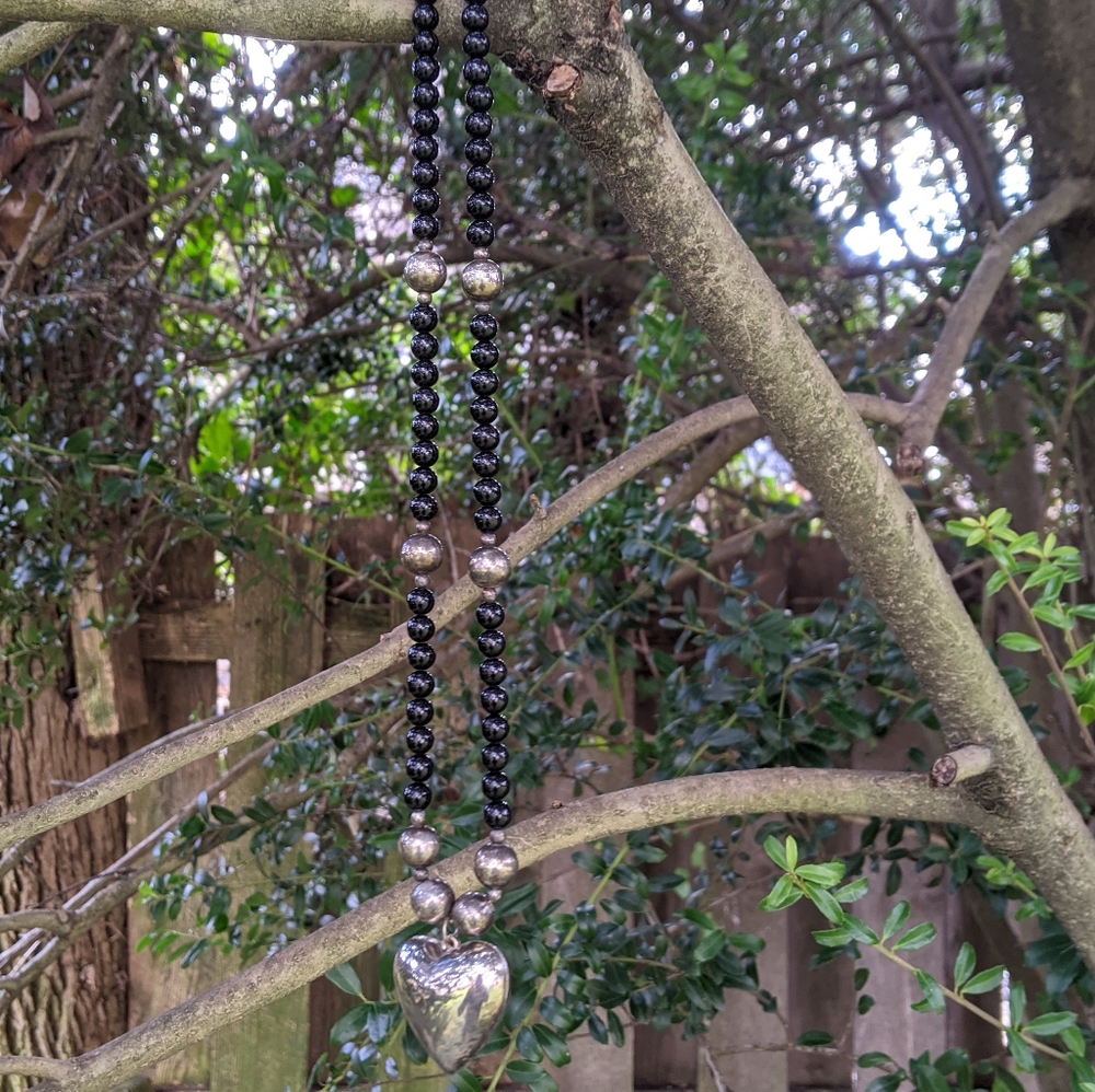 Silver Heart Pendant Necklace